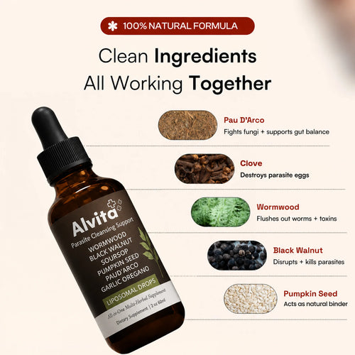Black Walnut Wormwood Parasite Cleanse